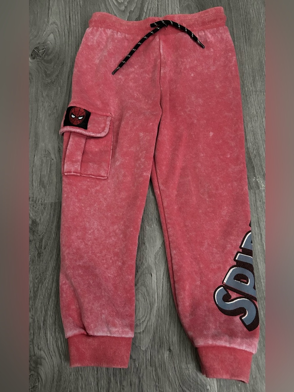Marvel Spider-Man Red Kids Cargo Joggers 3T